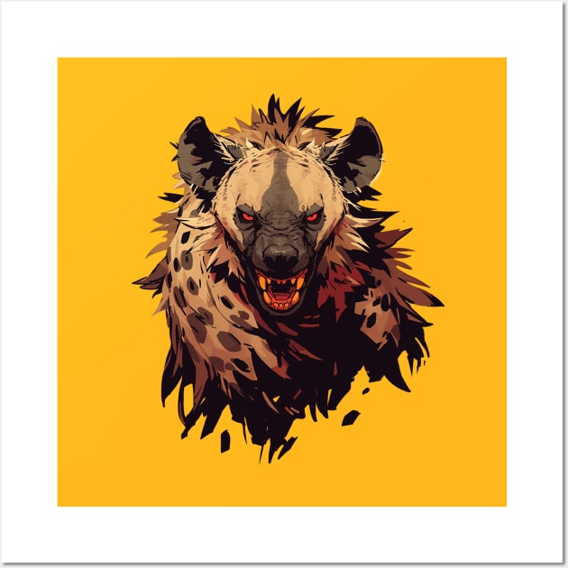 hyena Wall Art by StevenBag